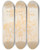 Triptych art skateboard deck of Lucien Pissarro Illustration 25 La Ronde by Lucien Pissarro (1863-1944)