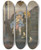 Triptych art skateboard deck of Jessie Willcox Smith The Runaway Couple by Jessie Willcox Smith (1863-1935)