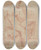 Triptych art skateboard deck of Carlo Maratti Nude Male Figure by Carlo Maratti (1625-1713)