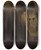 Triptych art skateboard deck of Odilon Redon Apparition_1 by Odilon Redon (1840-1916)