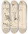 Triptych art skateboard deck of Jean De Bosschre At The Head Of The Procession Marched Chanticleer by Jean de Bosschre (1878-1953)