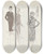 Triptych art skateboard deck of J Dory Art Got Beaut P8 by J Dory