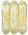 Triptych art skateboard deck of A F Stoddard Company Chinese Prints Pl49 by A F Stoddard Company (1871-1894)
