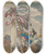 Triptych art skateboard deck of Thomas Rowlandson Accomodation Ladder by Thomas Rowlandson (1756-1827)