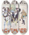 Triptych art skateboard deck of Edward Penfield Harpers November_4 by Edward Penfield (1866-1925)