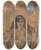 Triptych art skateboard deck of Douard Vuillard Tude Pour La Comtesse Anna De Noailles by douard Vuillard (1868-1940)