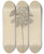 Triptych art skateboard deck of Ferdinand Keller Studie Faultierbaum by Ferdinand Keller (1842-1922)