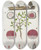 Triptych art skateboard deck of Martin Frobenius Ledermuller Amusement Microscopique Tant Pour Lesprit Que Pour Les Yeux Pl037 by Martin Frobenius Ledermu%Cc%88Ller (1719-1769)