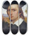 Triptych art skateboard deck of Johann David Passavant Selfportrait With Beret In Front Of A Roman Landscape by Johann David Passavant (1787-1861)