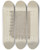 Triptych art skateboard deck of Walter W Jennings Cotton Thread Scarf by Walter W Jennings
