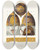 Triptych art skateboard deck of Fedor Grigoryevich Solntsev Shishak Vk Iaroslava Vsevolodovicha by Fedor Grigoryevich Solntsev (1801-1892)