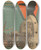 Triptych art skateboard deck of Gustav Klutsis Communism Equals Soviet Power Plus Electrification by Gustav Klutsis (1895-1938)