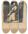 Triptych art skateboard deck of Jn Novk Tdia Atlanta by Jan Novak (1921-1944)