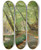 Triptych art skateboard deck of Peder Mrk Mnsted Wooded Path By A River by Peder Mork Monsted (1859-1941)