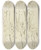 Triptych art skateboard deck of Peter Paul Rubens Studies Of Figures In Upright Positions by Peter Paul Rubens (1577-1640)