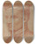 Triptych art skateboard deck of Annibale Carracci Portrait Of An Ecclesiastic Wearing A Biretta by Annibale Carracci (1560-1609)