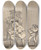Triptych art skateboard deck of John Thomas Smith Hogarth Having Been Followed By Barry And A Friend Was Caught Backing A Boy To Fight Purposely To Catch His Fearful Countenance by John Thomas Smith (1766-1833)