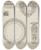Triptych art skateboard deck of Lawrence Flynn Silver Tankard Detail_1 by Lawrence Flynn (1900-1973)