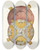 Triptych art skateboard deck of Fedor Grigoryevich Solntsev Shapka Altabasnaia Izobrazhenie 2 by Fedor Grigoryevich Solntsev (1801-1892)