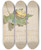 Triptych art skateboard deck of Douard Manet Letter Decorated With A Snail On A Leaf by douard Manet (1832-1883)