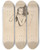 Triptych art skateboard deck of Mary Cassatt Young Girl Fixing Her Hair No 2 by Mary Cassatt (1844-1926)