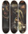 Triptych art skateboard deck of Giulio Cesare Procaccini The Lowering Of The Cross With Sts Mary Magdalene Augustine Jerome And Angels by Giulio Cesare Procaccini (1574-1625)