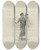 Triptych art skateboard deck of Lawrence Almatadema Schets Voor De Improvisator_1 by Lawrence Alma-Tadema (1836-1912)