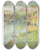 Triptych art skateboard deck of Miguel Segui Publisher Album Salon Pl06 by Miguel Segui (Publisher) (19-)