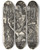 Triptych art skateboard deck of Ernst Ludwig Kirchner Selfportrait With Dancing Death by Ernst Ludwig Kirchner (1880-1938)