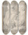 Triptych art skateboard deck of Gabriel De Saintaubin Germainaugustin And Rose De Saintaubin Drawn By Their Uncle by Gabriel de Saint-Aubin (1724-1780)