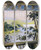 Triptych art skateboard deck of Louis Michel Eilshemius Balcony Delaware Water Gap by Louis Michel Eilshemius (1864-1941)
