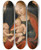 Triptych art skateboard deck of Follower Of Lucas Cranach The Elder The Virgin And Child With St John The Baptist And Two Angels by Follower Of Lucas Cranach The Elder (1472-1553)