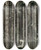 Triptych art skateboard deck of Kay Rasmus Nielsen East Of The Sun And West Of The Moon Pl 04 by Kay Rasmus Nielsen (1886-1957)