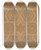 Triptych art skateboard deck of Mile Prisse Davennes Mosque Cathdrale De Qous Ornementation Du Mimbar Assemblage Arbitraire Xiie Sicle 2 by mile Prisse d'Avennes (1807-1879)