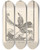 Triptych art skateboard deck of Dugald Stewart Walker The Sea Green Bird Sank So Low That The Foam Of The Waves Dashed Against Its Breast by Dugald Stewart Walker (1883-1937)