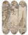 Triptych art skateboard deck of Paul Bril Heroic Landscape by Paul Bril (1554-1626)
