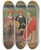 Triptych art skateboard deck of Spinello Aretino Saint Francis Before The Pope The Approva Of The Franciscan Rule by Spinello Aretino (1350-1410)