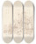Triptych art skateboard deck of Thomas Shotter Boys Chateau Des Comtes De Flandre Ghent by Thomas Shotter Boys (1803-1874)