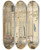 Triptych art skateboard deck of Rev James Bulwer One From A Volume Of Drawings And Prints_10 by Rev James Bulwer (1794-1879)