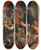 Triptych art skateboard deck of Follower Of Peter Paul Rubens The Miracles Of Saint Ignatius Of Loyola by Follower Of Peter Paul Rubens (1577-1640)