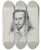 Triptych art skateboard deck of Jacques Reich Walter Sir Raleigh by Jacques Reich (1852-1923)