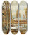 Triptych art skateboard deck of Julius Sergius Klever An Early Spring Landscape With A Beech Tree In The Foreground by Julius Sergius Klever (1850-1924)