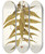 Triptych art skateboard deck of Nikolaus Joseph Freiherr Von Jacquin Budlea Capitata by Nikolaus Joseph Freiherr Von Jacquin (1727-1817)