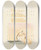 Triptych art skateboard deck of William Blake Visions Of The Daughters Of Albion Pl 02 by William Blake (1757-1827)