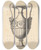 Triptych art skateboard deck of Placido Columbani At The Vatican by Placido Columbani (1744-1801)