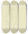 Triptych art skateboard deck of Charles Despiau Stehender Weiblicher Akt In Vorderansicht by Charles Despiau (1874-1946)