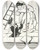 Triptych art skateboard deck of Jean De Bosschre The Carpenter Came by Jean de Bosschre (1878-1953)