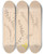 Triptych art skateboard deck of Louis Antoine Cusin Herbier De La Flore Franaise Pl0588 by Louis Antoine Cusin (1824-1901)