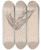 Triptych art skateboard deck of Jan Veth Anatomische Studie Van De Spieren Van Een Rechterarm by Jan Veth (1864-1925)