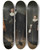 Triptych art skateboard deck of Thomas De Keyser A Musician And His Daughter by Thomas de Keyser (1596-1667)